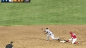 Tejada's strong throw