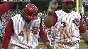 Reds score two on an error