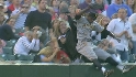 Morgan's leaping catch