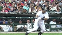 Polanco fouls one off his lid