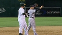 Barton doubles, Powell scores