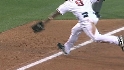 Figgins' strong throw