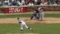 Pujols scores on an error