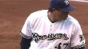 Burns' seven strikeouts
