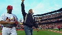 First Fan throws out first pitch