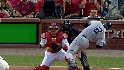 Jeter hit by pitch