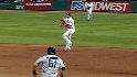 Utley's twirling throw