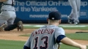 Anderson's strong throw