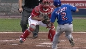 Zimmerman's strong throw