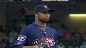 Liriano strikes out six
