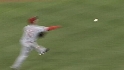Hairston's barehanded scoop