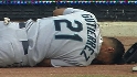 Gutierrez exits with injuries