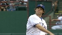 Kinsler's leaping catch