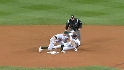 Holliday nails Cano at second