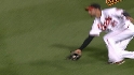 Markakis' sliding catch