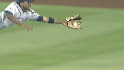 Francisco's diving grab