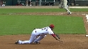 Encarnacion's backhand scoop