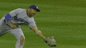 Kemp lays out for one in center