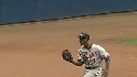 Morgan's running catch