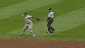 Belliard's strong throw