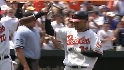 Huff clears the bases