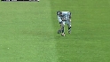 Morgan's running catch