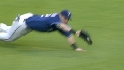 Hamilton's diving grab