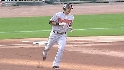 Roberts' leadoff homer