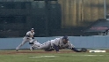 Fielder's diving stop