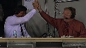 Angels broadcaster catches one