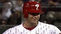 Happ delights crowd with double