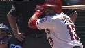 Izturis breaks up no-hit bid