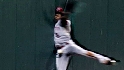 Taveras crashes into the wall