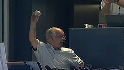 Foul ball lands in radio booth