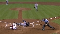 Tatis' heads-up throw