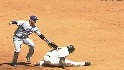 Sandoval avoids the tag