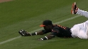 Pie's diving grab