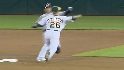 A's turn two