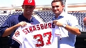Strasburg introduced in DC