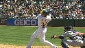 Cust's three-run shot