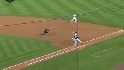 Molina's strong throw