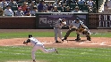Thole's first career hit