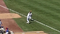 Theriot's catch in foul ground