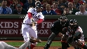 Varitek's RBI double