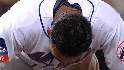 Pagan's doubled off second base