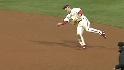 Utley's strong throw