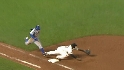Uribe's strong throw