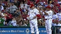 Utley drives one in