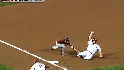 Tejada makes the play