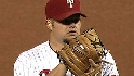 Blanton strikes out seven